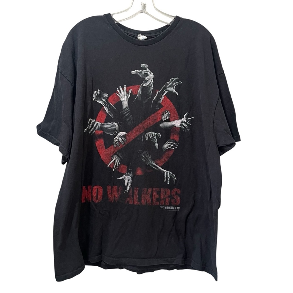 The Walking Dead Shirt Men's 2XL Black Promo 2012 AMC Zombies Horror Movie Rap T